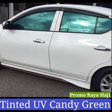 Jadi ceritanya, aku dan suami ada. Candy Green Sputter Uv Window Firms Tints Tinted Hijau Kilat Shopee Malaysia