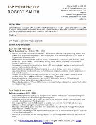 Create the best version of your project manager resume. Sap Project Manager Resume Samples Qwikresume