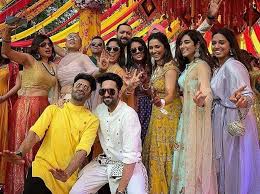 Bollywood singer neeti mohan got married to her actor beau nihaar pandya on february 15 in hyderabad. Notwithoutmymohans The Neeti Mohan Wedding Is All About Squad Goals For Indian Bridesmaids Witty Vows Indian Bridesmaids Royal Wedding Venue Bride Clothes
