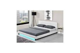 Le lit adulte penny noir est prévu pour un couchage 160x200vous pouvez sélectionner votre choix de couchage dans le module options disponibles le lit coffre apollinaire 2 places noir est présenté dans sa version couchage 140x190 cm.vous avez la possibilité, en option, d' avoir. Lit De 2 Places Aucune Monaco Lit Adulte Classique Avec Led Simili Blanc Sommier Et Tete De Lit Inclus L 160 X L 200 Cm Darty