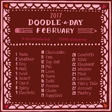 Get Creative And Draw Along To This Daily List Use Tag Doodleadayfeb Drawing Challenge Art Prompts Creative Challenge