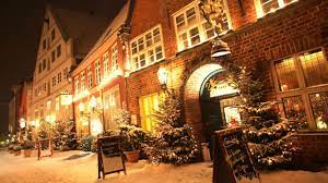 Haus auf dem meere ; Winter In Luneburg Luneburg Luneburger Heide Schleswig