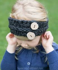 You can also purchase knit fabric and it will work just the same. Child S Easy Free Knitted Headband Pattern Sustain My Craft Habit