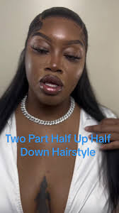 Ari Fletcher Inspired Hair Style. W/ @TemuProducts #arifletcherpressure  #halfuphalfdownhairstyle #temuwiginstall #wigcontentcreators  #wiginfluencerstok #temuwigs #wealthiebaby