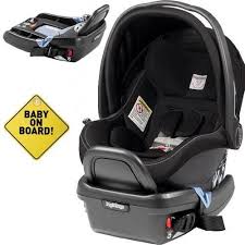 Peg Perego Primo Viaggio 4 35 Car Seat W Extra Base And Baby On Board Sign Onyx Review Baby Car Seats Peg Perego Car Seats