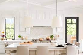 Kelly Deck Design Drum Pendant Lighting Kitchen Remodel Kitchen Interior