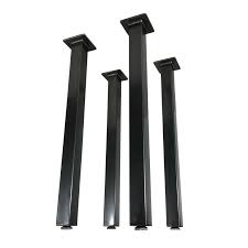Metal Table Legs Post Style Adjustable Feet Choose Your Etsy Metal Table Legs Metal Table Table Legs