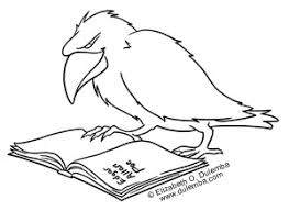 The book has a sturdy soft cover and. Dulemba Coloring Page Tuesday Poe S Raven