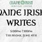 Maine Irish Writes: June