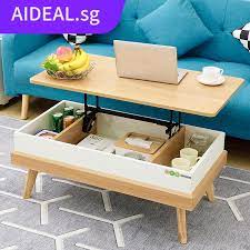 The above diy coffee table has a faint resemblance to marble, but if you want to replicate a real doppelgänger, there are a few easy strategies to achieve a luxe effect. Ready Stock Coffee Table Tv Console Cabinet Drawer Hydraulic Soft Closing Shopee Singapore