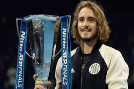 Check out this biography to know about his birthday, childhood, family life, achievements and fun facts about him. 21 Year Old Stefanos Tsitsipas Beats Dominic Thiem To Become Youngest Atp Finals Champion Since Lleyton Hewitt India Com Sports