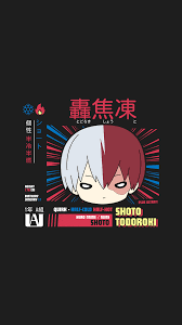 Shoto Todoroki Wallpaper Shoto Hero Wallpaper Anime Wallpaper Chibi Wallpaper