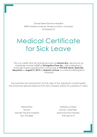 Free Medical Certificate For Sick Leave Template Word Doc Psd Indesign Apple Mac Pages Google Docs Illustrator Publisher Free Medical Medical Leave Doctors Note