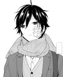 Aesthetic Manga Boy Black And White Imagen De Black And White Horimiya And Izumi Miyamura Horimiya Manga Poses Anime