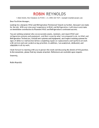 When it comes to writing your resume, sticking to tradition is usually the best option. Free Hvac And Refrigeration Cover Letter Examples Templates From Our Writing Service