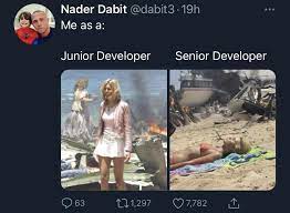 I will add, similar to math problems or programming, writing wants you to do it over and over so it can get better. Junior Vs Senior Album On Imgur