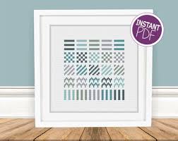 3x3 cross stitch alphabet patterns. Geometric Cross Stitch Pattern Turquoise Geometric Cross Etsy Cross Stitch Cross Stitch Patterns Cross Stitch Chart