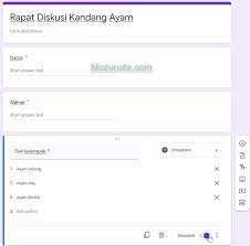Maybe you would like to learn more about one of these? Google Form Membuat Daftar Hadir Pertemuan Online Dengan Mudah Mozu Note