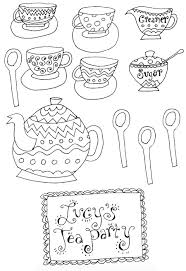 Sally Lee Books Coloring Pages Fancy Nancy Tea Party