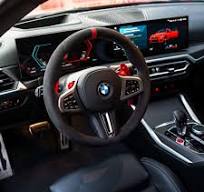 OEM BMW M3 CS, M4 CSL Alcantara steering wheel - 32307874035