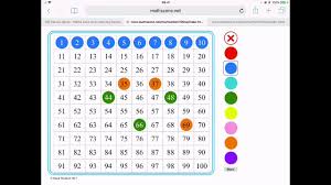 100 Square Spots Maths Zone Cool Learning Games