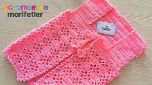 Dikissiz Bebek Yelek Modeli Yapimi Bebek Yelek Modelleri Yapilisi Baby Knitting Patterns Bebek Yelek Orgu