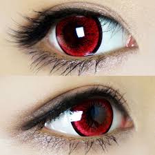Black And Red Eye Contacts Pin On Colored Contacts
