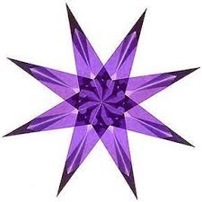 8 Zackig Hellviolett Durchmesser 30cm Mit Pdf Faltanleitung Sterne Basteln Fur Weihnachten Weihnachtsstern Basteln Und Fenstersterne Basteln