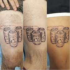 Beer Cans Tattoos For 3 Friends Friends Tattoo Ideas Matching Best Friend Tattoos Tattoos