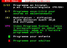 Dirty john, le voyageur : Teletext Ch Rtsdeux 734