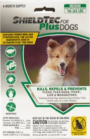 Shieldtec Plus Flea Tick Treatmnet For Dogs 16 33 Lbs 4 Treatments