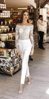 Pin By Henitsoa Rabemanahaka Ratovoar On La Chicissime Wedding Dress Jumpsuit Fashion Week Dresses Bridal Jumpsuit