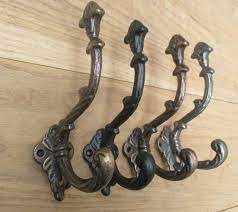Large Heavy Vintage Old Decorative Ornate Fancy Hat And Coat Hook Hanging Hook Ebay Hat And Coat Hooks Wall Hats Coat Hooks