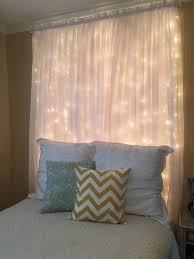 Strings of lights are nothing new, but the led technology that powers ours is a far cry from the old filament style bulbs of years gone by. Curtain Lights Behind Bed Novocom Top
