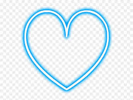 Whether you're planning a homecoming dance, prom or home birthday party, make it a glow night! Heart Love Neon Snapchat Blue Glowing Png Library Neon Blue Heart Png Transparent Png Vhv