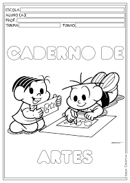 Capa De Prova 3 Bimestre Para Imprimir Colorida Ensino Fundamental Atividades E Projetos Educacionais Capas Para Cadernos Turma Da Monica Capa De Caderno Caderno Para Colorir Caderno De Artes