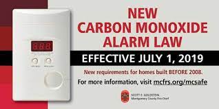 Carbon monoxide detectors are not currently required in public housing. Moco Requires Co Detectors Rockville Volunteer Fire Department Rockville Maryland