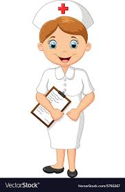 Female Doctor Waving Hand Vector Image On Vectorstock Nurse Cartoon Community Helpers Theme Cartoon