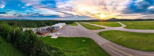 Adirondack Regional Airport in Saranac Lake, near the site of the tragic crash., AI generated