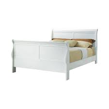 Perpendicular to what bed frame to create. Transitional Wooden Queen Size Bed With Panel Head And Footboard White On Sale Overstock 30722592