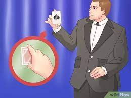 Use your thumb and middle finger to grip about 1⁄4 inch (0.64 cm) from the bottom edge of the card. How To Make A Card Disappear 12 Steps With Pictures Wikihow