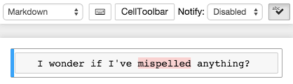 Spellchecker Jupyter Contrib Nbextensions 0 5 0 Documentation