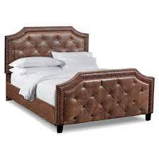 Meridien Queen Upholstered Bed Brown Upholstered Beds Queen Upholstered Bed King Upholstered Bed