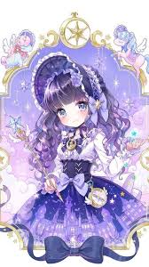 90 Anime (tóc Tím) ý tưởng | tóc tím, anime, anime angel