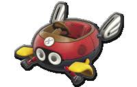 It's random which kart/wheels/glider you get at each coin threshold, so just keep collecting coins in races . Biddybuggy Mario Kart Racing Wiki Fandom