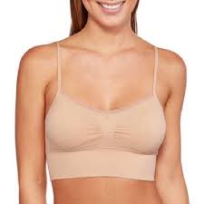 No Boundaries Seamless Long Line Bra Nude Small At Amazon