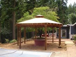 Simple Gazebo With Fire Pit Gazebo With Fire Pit Brick Fire Pit Garden Fire Pit