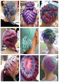 Collage Of Multi Hair Colors Design Hair Styles Cool Hair Color Crazy Hair