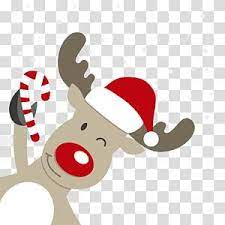 Rudolf The Red Nose Reindeer Art Rudolph Reindeer Santa Claus Christmas Cartoon Deer Material Transpare Cartoon Reindeer Christmas Hat Clipart Christmas Deer