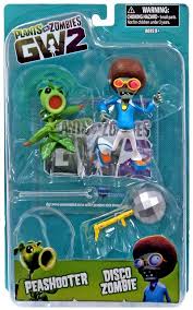 Plants Vs Zombies Garden Warfare 2 Peashooter Vs Disco Zombie Action Figure Zombie Plants Vs Zombies Cupcake Art
